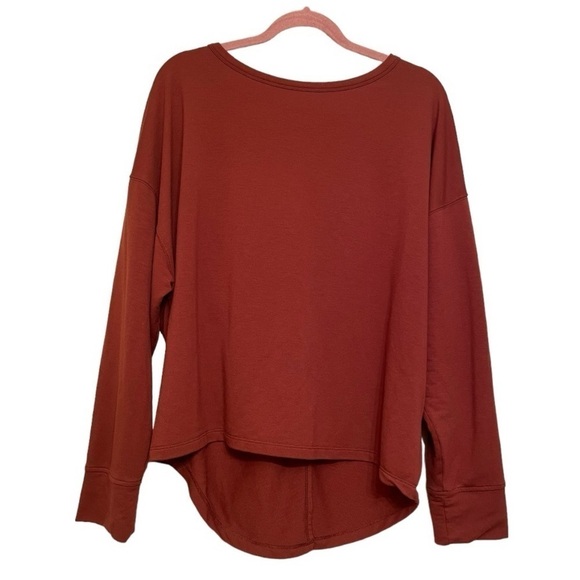 Old Navy Rust Colored Open Back Sweatshirt Size Extra Large (XL) - Picture 1 of 7